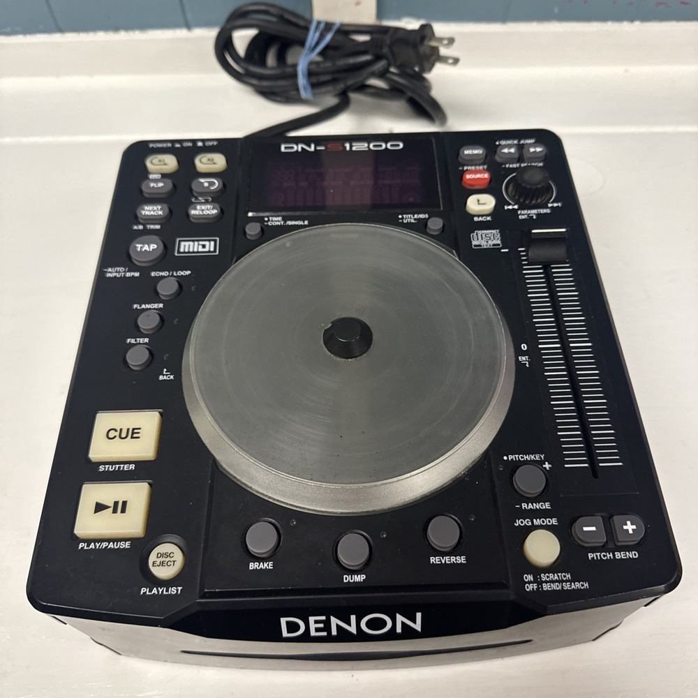 DENON DN-S1200 DJ equipment‎ Working But Says DISC ERROR For Repair Or Parts